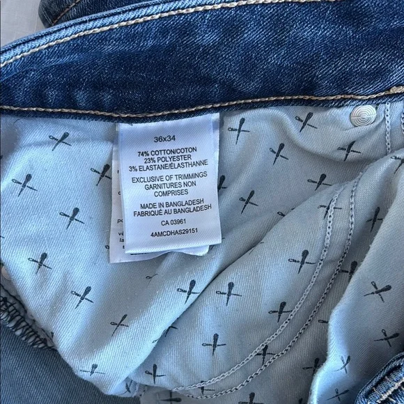 Denver Hayes Men's Blue Jeans - Picture 5 of 6